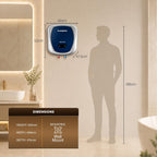 Crompton Amica Pro 25L | Free Installation | 5‑Star Storage Water Heater (Geyser) | Glassline Tank for Hard Water | 8 Bar High‑Rise Pressure | 5‑Level Safety | Rust‑Proof Body | 2kW Fast Heating