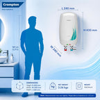 Crompton Arno Neo 5 Litre Instant Water Heater | 3 kW Heating Element | Food Grade SS Tank | 6 Bar Pressure Rated | Advanced 3-Level Safety | 5 Years Tank Warranty