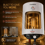 Crompton Arno Plus 10L 5‑Star Storage Water Heater | Anti‑Scale Technology for Hard Water up to 2000 ppm | 8 Bar High‑Rise Pressure | 5‑Level Safety | Free Installation & Pipes | 8 Year Tank warranty