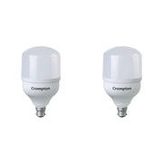 Crompton B22D LED Lamp (Cool Day Light, 40W) LED40DFCDL (Pack of 2)