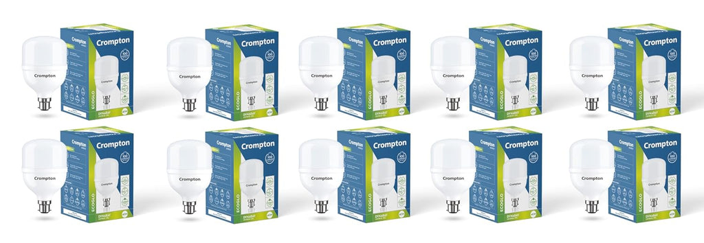 Crompton B22 LED Lamp (Cool Day Light, 40W) (Pack of 10)
