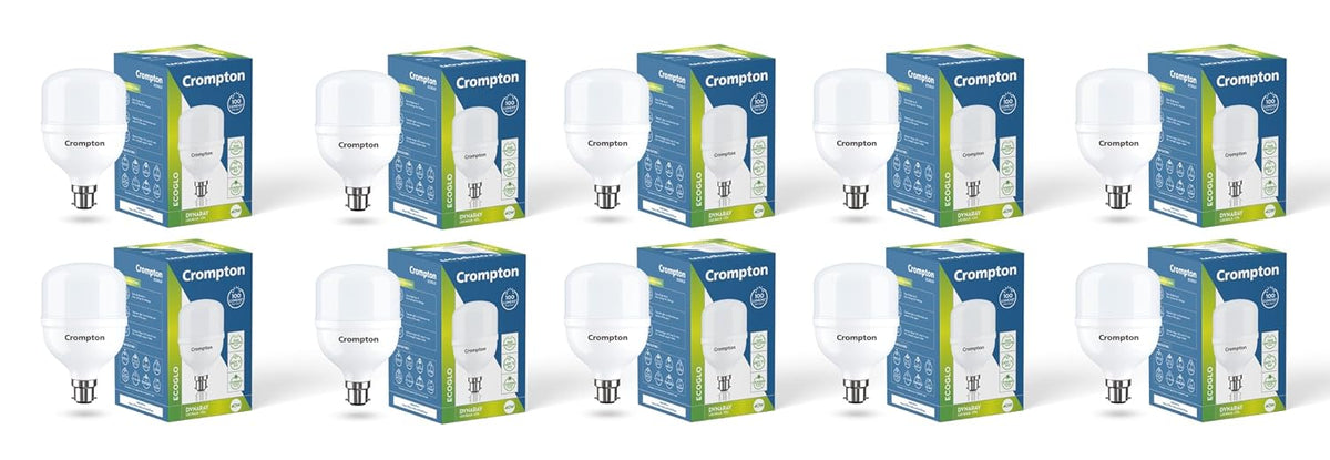 Crompton B22 LED Lamp (Cool Day Light, 40W) (Pack of 10)