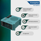 Crompton COMFORT NEO Room Heater, 2000W heat convector,Adjustable thermostast over heat protection shock proof body.