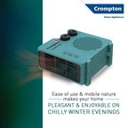 Crompton COMFORT NEO Room Heater, 2000W heat convector,Adjustable thermostast over heat protection shock proof body.