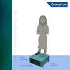 Crompton COMFORT NEO Room Heater, 2000W heat convector,Adjustable thermostast over heat protection shock proof body.