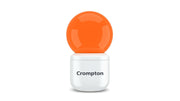 Crompton Deco Socket Rush 0.5-Watts Led Bulb Night Lamp (Pack Of 1, Prong) (Orange) - Plastic