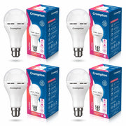 Crompton Emergency 12 W LED Bulb Base B22 Cool Day Light (Pack of 4)