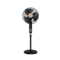 Crompton Highspeed Torpedo EX 400 mm Pedestal Fan | 2100 RPM | Easy Neck Tilt Mechanism | Superior Air Delivery | Smooth Oscillation | 2 Year Warranty | Black Bronze