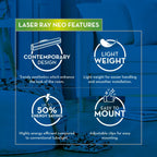Crompton Laser Ray Neo 36W LED Batten, 4 Feet | 6500K, Pack of 10