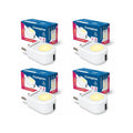 Crompton Night Buddy USB Charger + Lamp| 0.5 W|Turbo Charge|Indirect Lighting|Natural White|USB Charging Point|2 Pin Plug|Less Power Consuption|Pack of 4, led