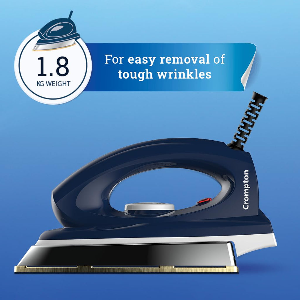 Crompton Rhino Plus 1250 Watt Blue Heavy weight Dry Iron