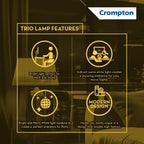 Crompton Trio Lamp with Indirect Lightning Mode