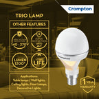 Crompton Trio Lamp with Indirect Lightning Mode