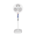 Crompton Wave Plus 400 mm Pedestal Fan | Adjustable Height | Smooth Oscillation | Superior Air Delivery | 2 Year Warranty | White