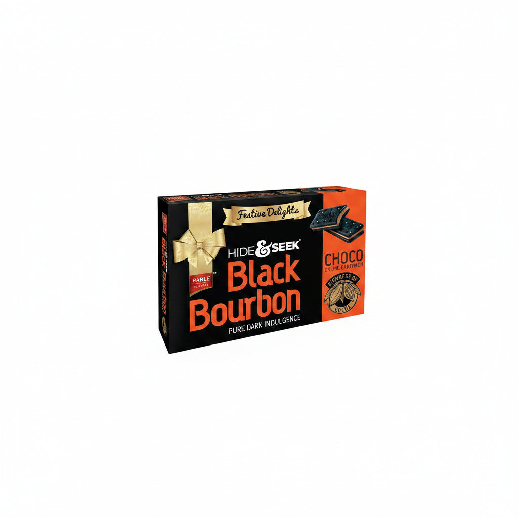 Parle Platina Hide &amp; Seek Black Bourbon Choco, 300 /270 g