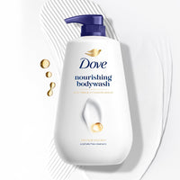 DOVE Nourishing Bodywash, 825ml, for Soft and Smooth Skin, with Triple Hydration Serum & Glycerine, Dermatologically Tested, Paraben-Free, Sulphate-Free