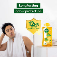 Dettol Lime Fresh Body Wash and Shower Gel for Women and Men, 250ml | Soap-Free Bodywash | 12h Odour Protection