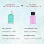 Just Herbs Acetone and Cruelty Free Nail Paint Remover 30 ml