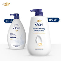 DOVE Nourishing Bodywash, 825ml, for Soft and Smooth Skin, with Triple Hydration Serum & Glycerine, Dermatologically Tested, Paraben-Free, Sulphate-Free