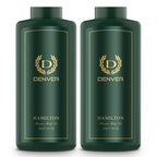 DENVER Hamilton Premium Body Talc - 300GM Each (Pack of 2)