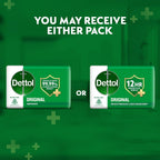 Dettol Original Bathing Soap Bar with 12hr Germ protection (900gm) | Kills 99.99% Germs, 150g (Pack of 6)