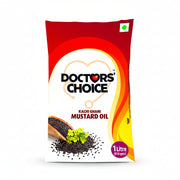DOCTORS' CHOICE Kachi Ghani Mustard Oil Pouch 910 g