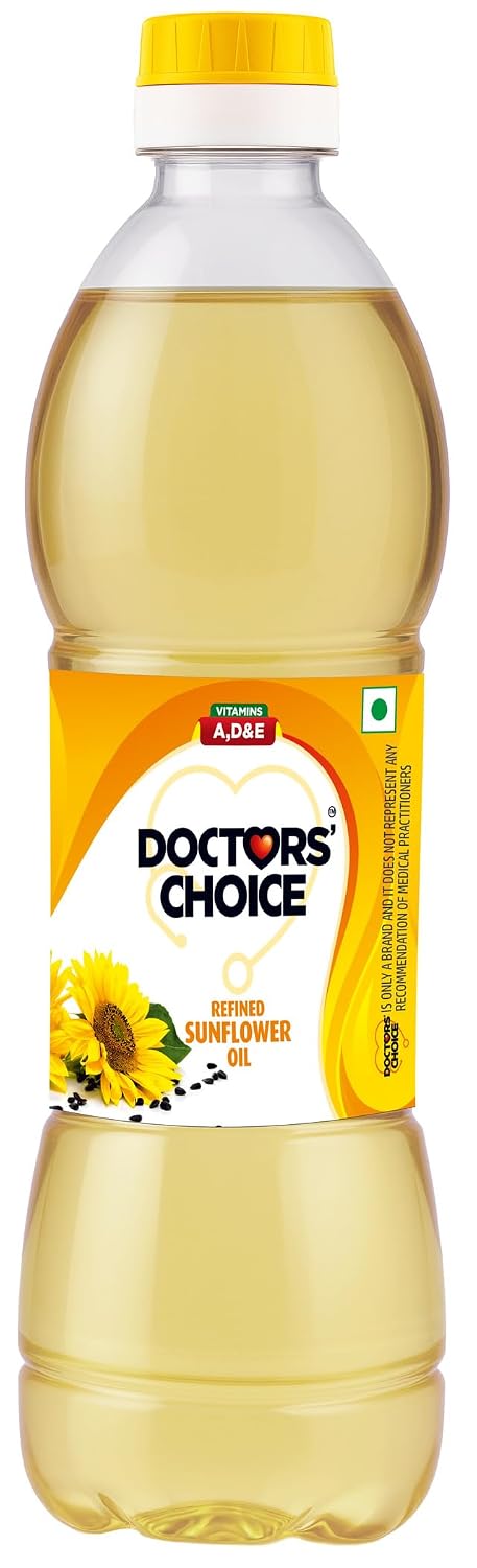 DOCTORS' CHOICE Refined Sunflower Oil Bottle 910 g