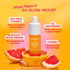 DOT & KEY 10% Vitamin C + E Serum with 5% Niacinamide,for Glowing Skin 30ml