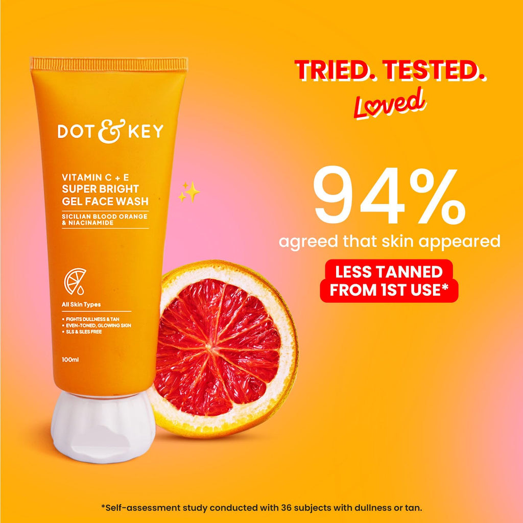 DOT & KEY Vitamin C + E Super Bright Gel Face Wash 100 ml