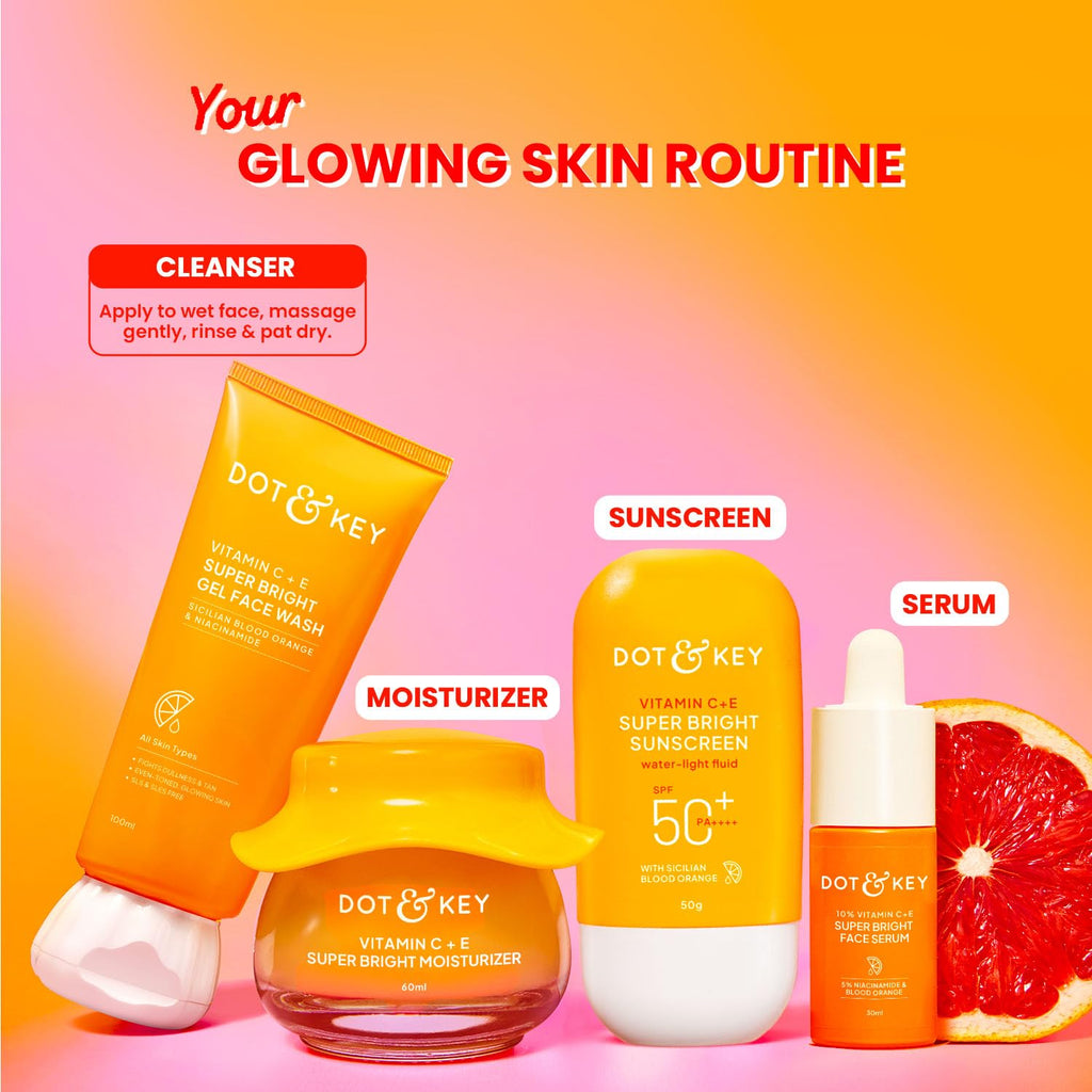 DOT & KEY Vitamin C + E Super Bright Gel Face Wash 100 ml