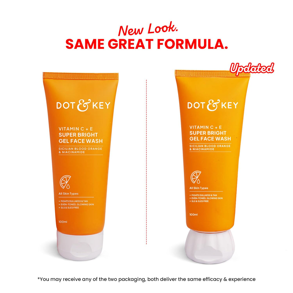 DOT & KEY Vitamin C + E Super Bright Gel Face Wash 100 ml