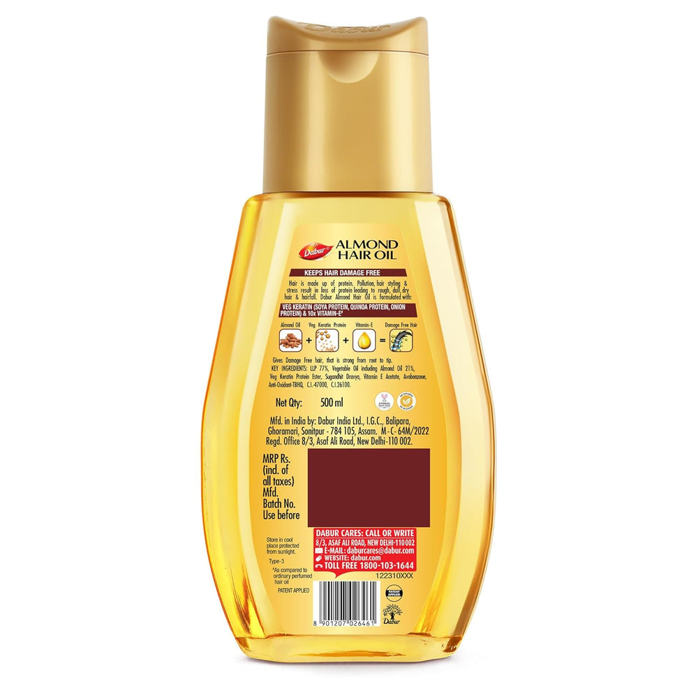 Dabur Almond Hair Oil - 500ml