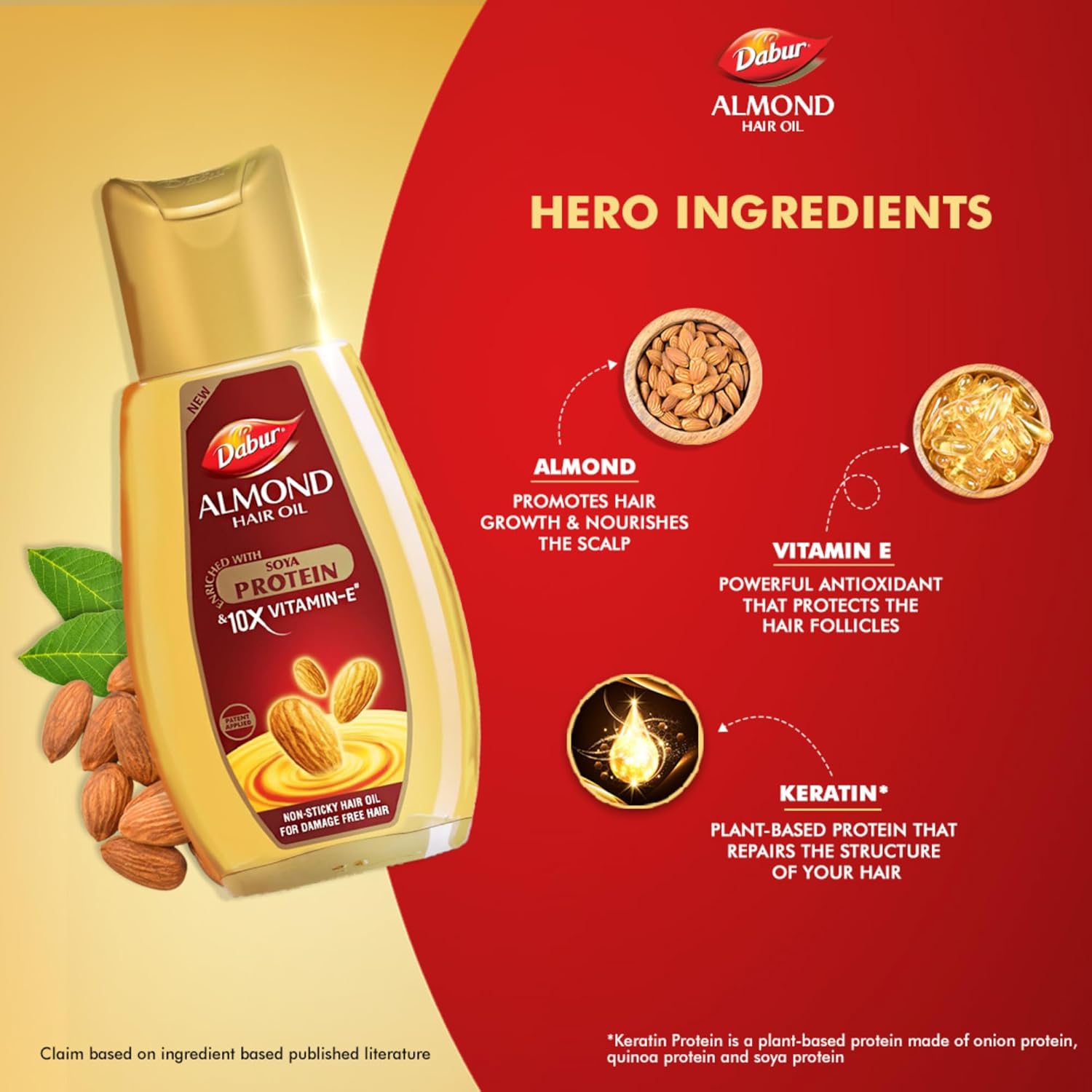 Dabur Almond Hair Oil - 500ml