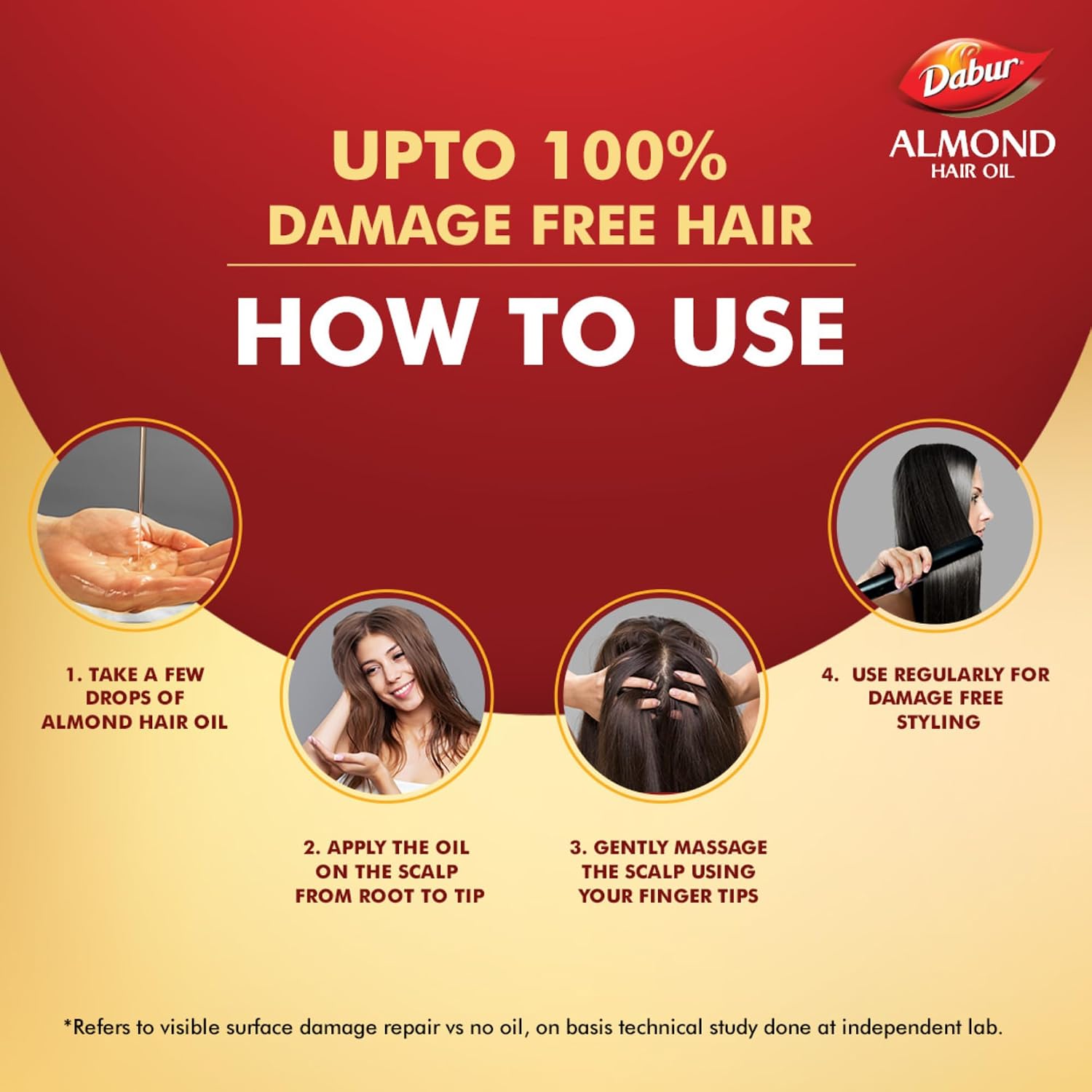 Dabur Almond Hair Oil - 500ml