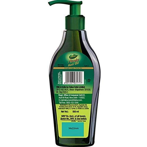 Dabur Amla Hair Oil 550 ml