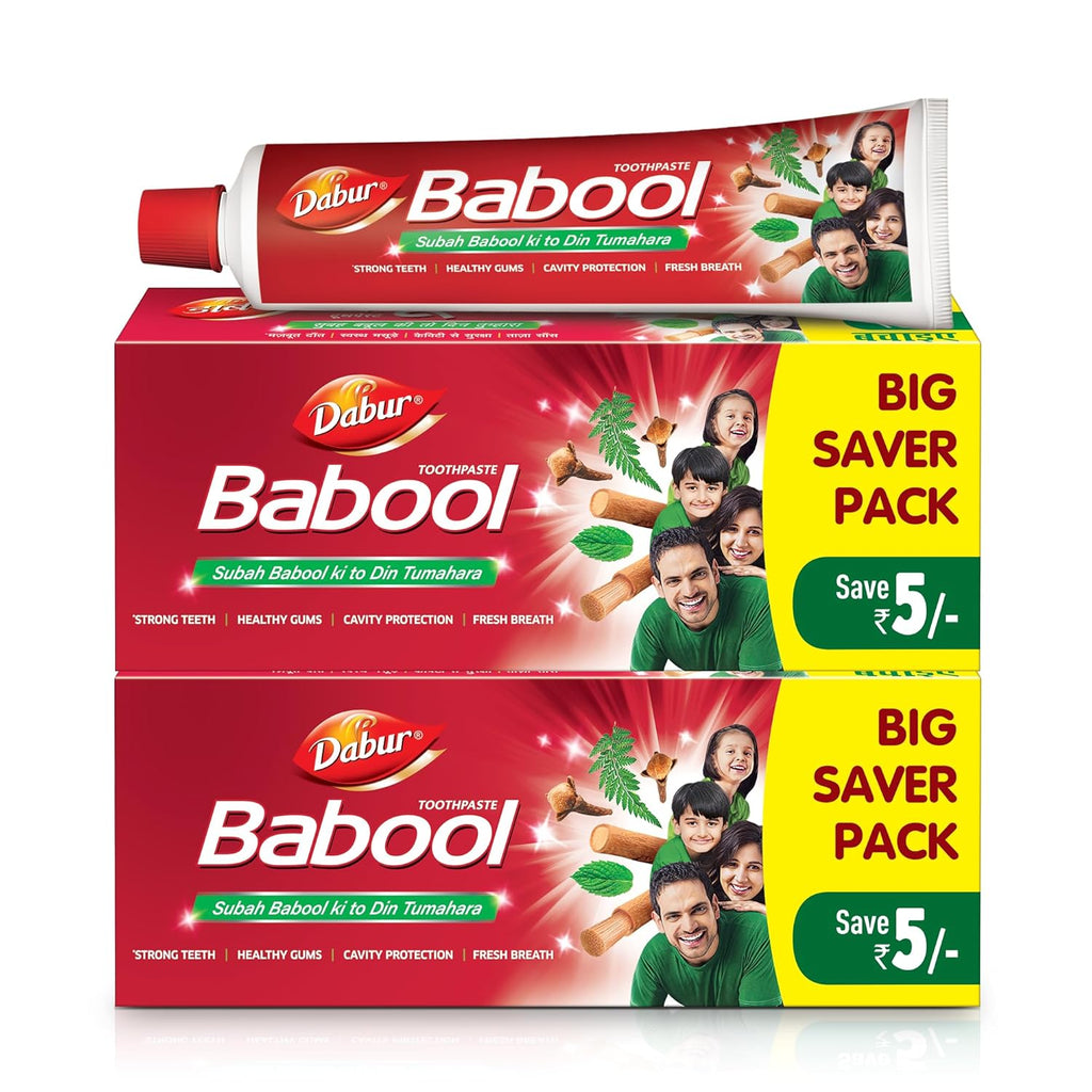 Dabur Babool Ayurvedic Toothpaste -700g (350g x 2)