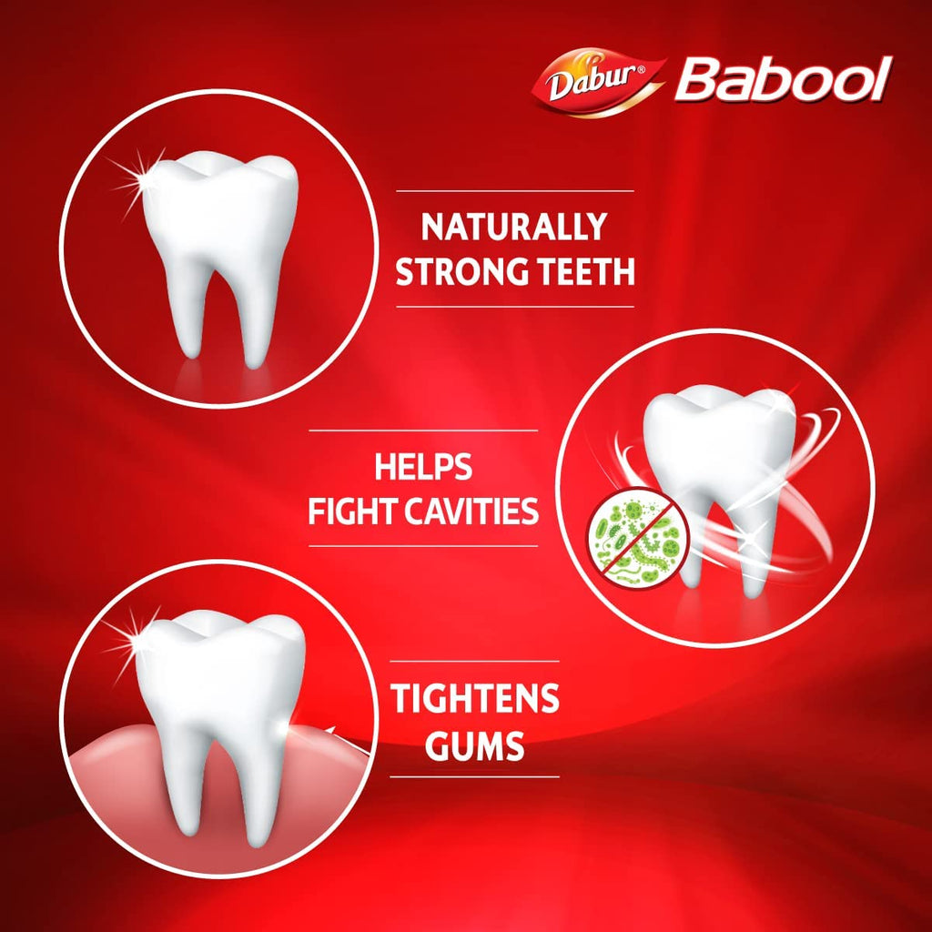 Dabur Babool Ayurvedic Toothpaste -700g (350g x 2)