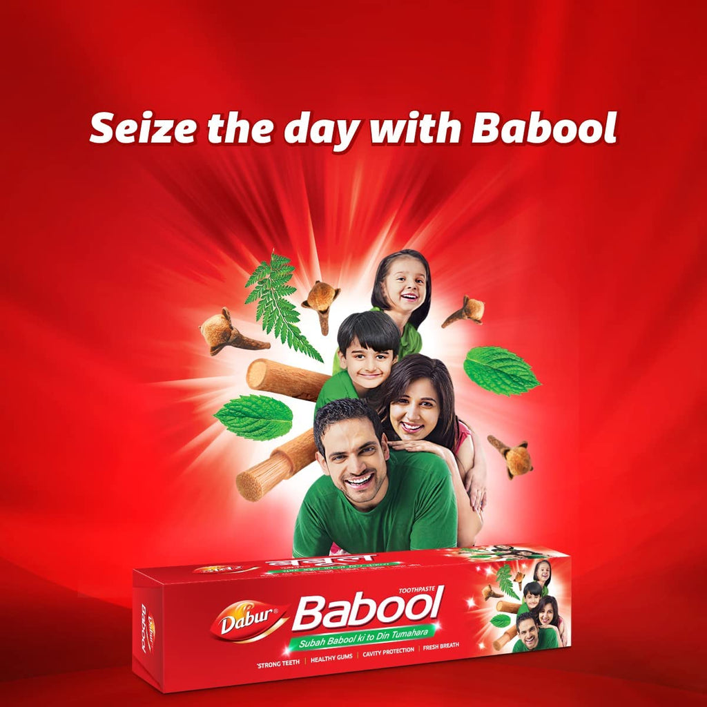 Dabur Babool Ayurvedic Toothpaste -700g (350g x 2)