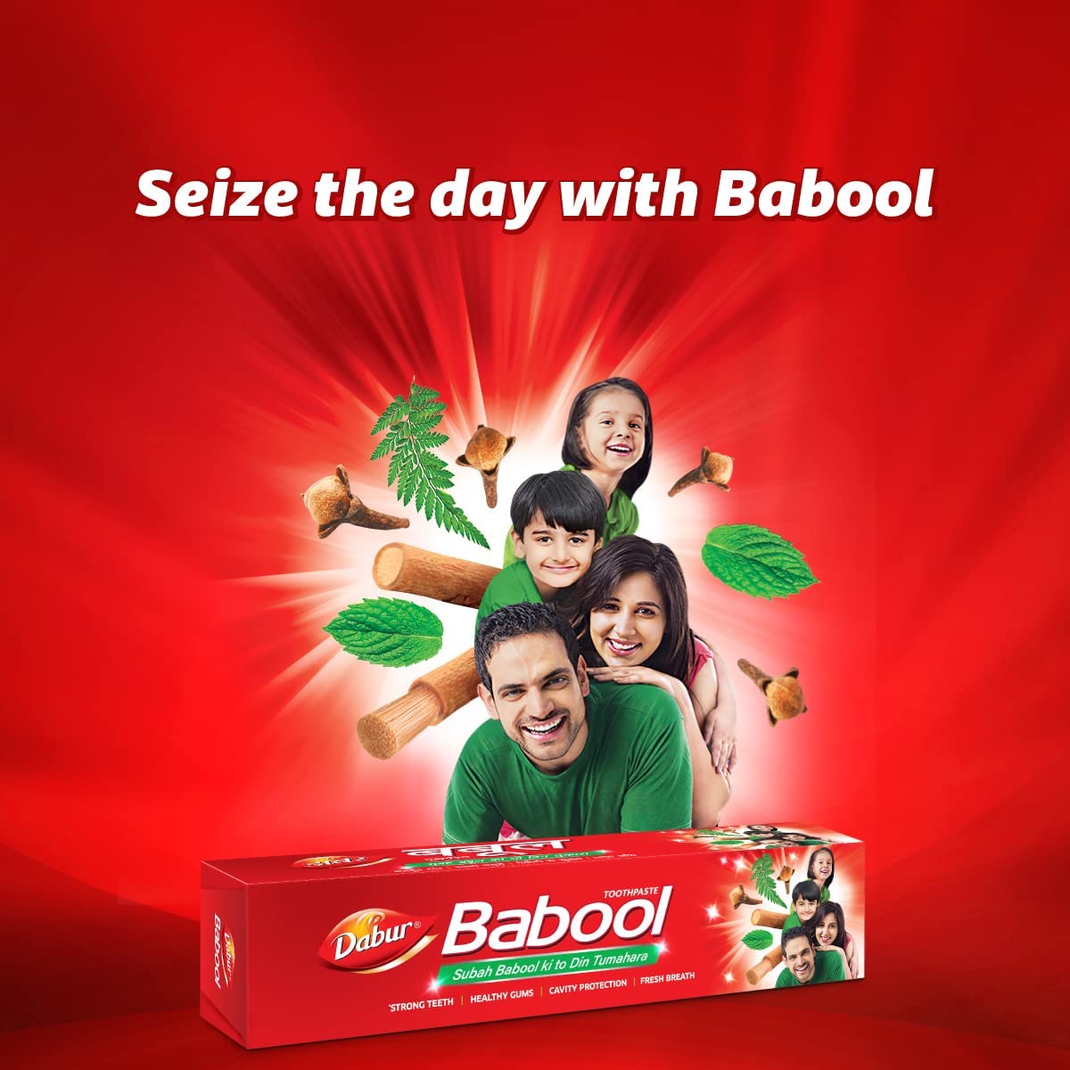 Dabur Babool Ayurvedic Toothpaste -700g (350g x 2)