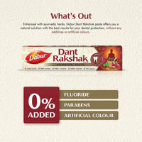 Dabur Dant Rakshak Ayurvedic Toothpaste - 700g (175g x 4)
