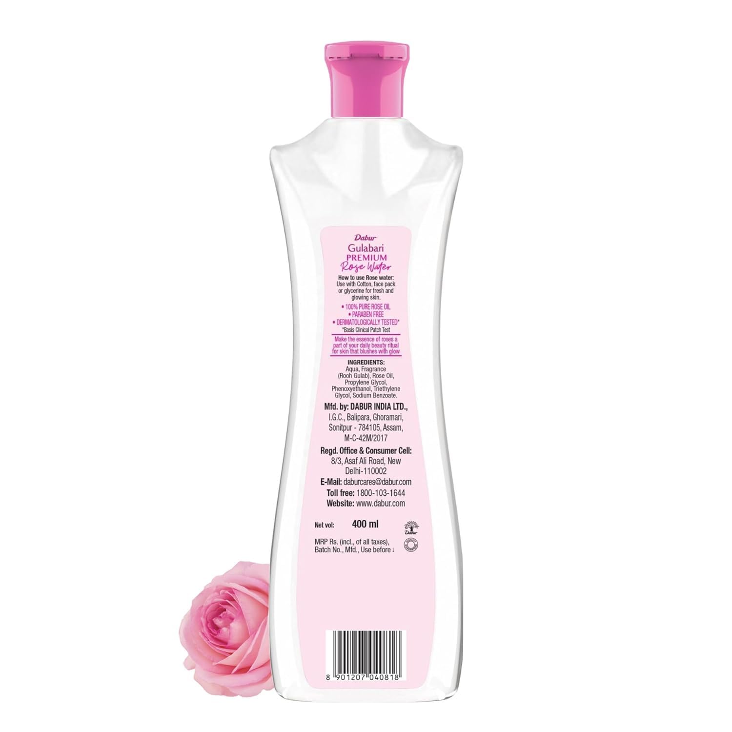 Dabur Gulabari Premium Rose Water/Face Toner - 400ml
