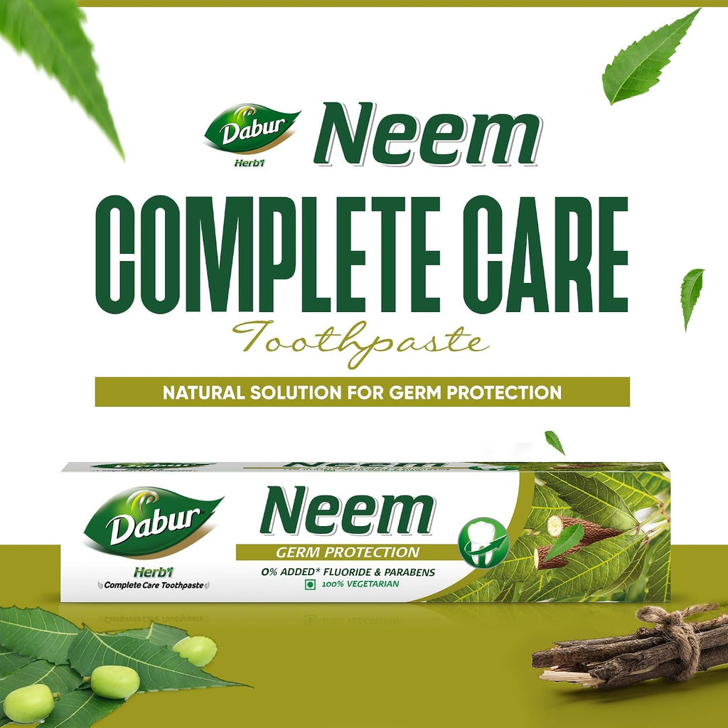 Dabur Herb'l Neem - Germ Protection Oral Care Toothpaste - 200 g