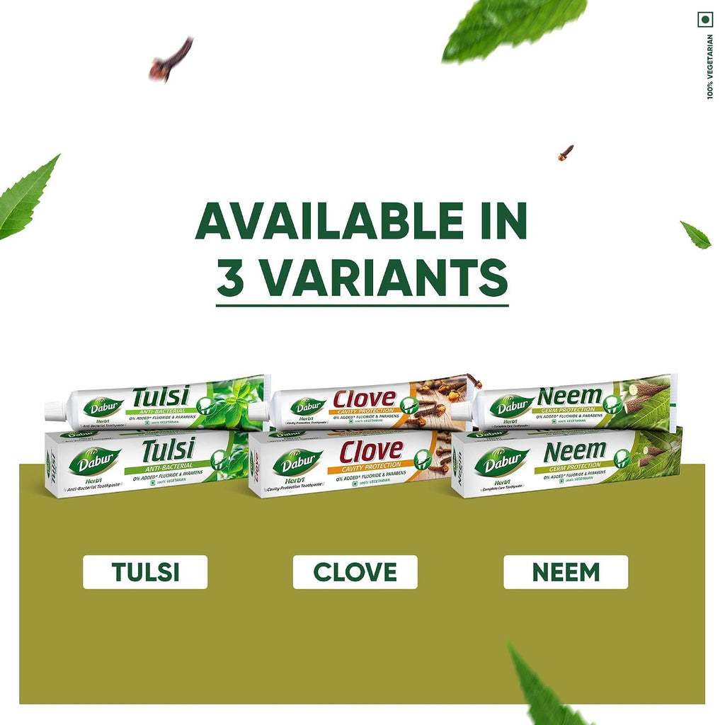 Dabur Herb'l Neem - Germ Protection Oral Care Toothpaste - 200 g