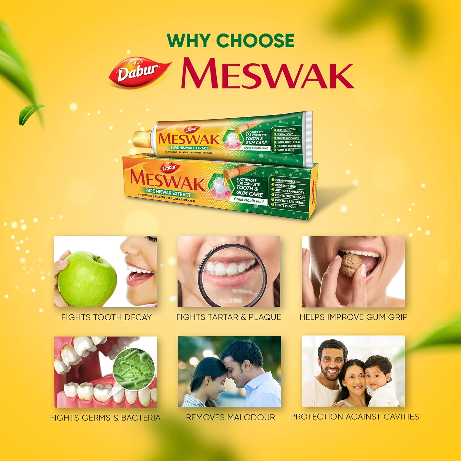 Dabur Meswak Complete Oral Care Toothpaste - 500g