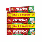 Dabur Red Gel Ayurvedic Toothpaste - 600g (150g x 4)