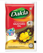 Dalda Kachi Ghani Mustard Oil - 1 liter (Pouch)