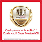 Dalda Kachi Ghani Mustard Oil - 1 liter (Pouch)