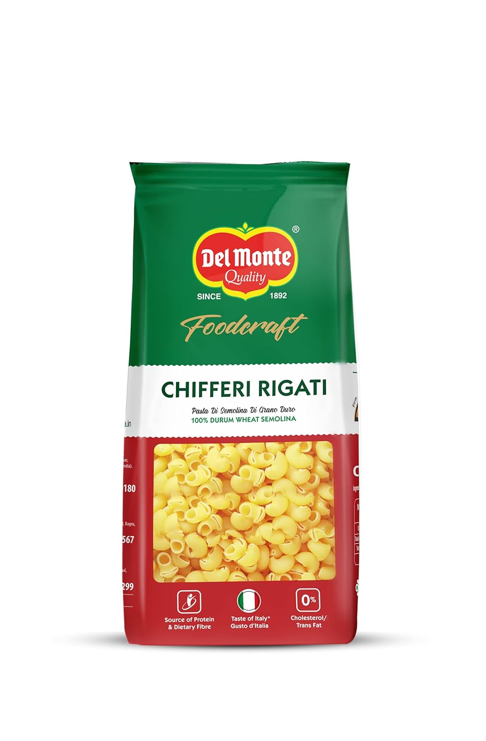 Del Monte Foodcraft Chifferi/Elbow Pasta 1Kg