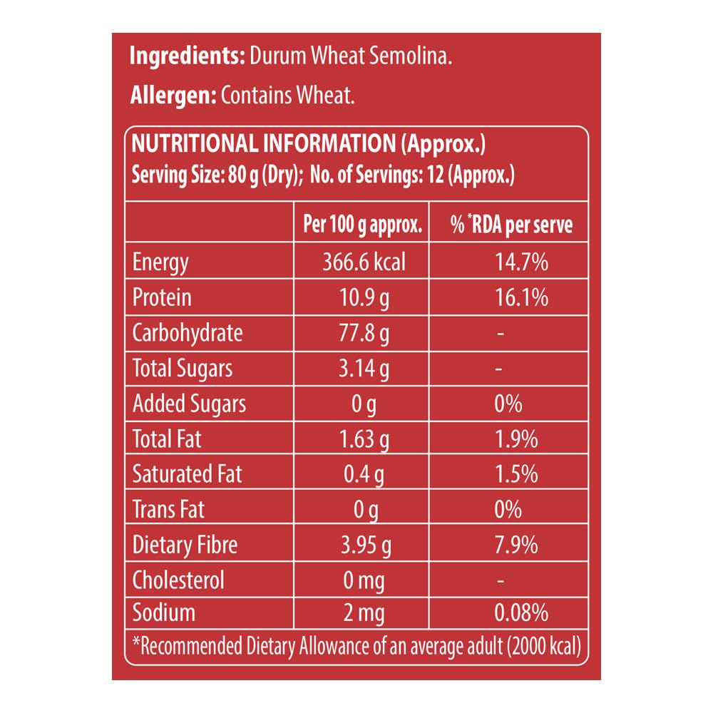 Del Monte Foodcraft Penne Pasta 1Kg