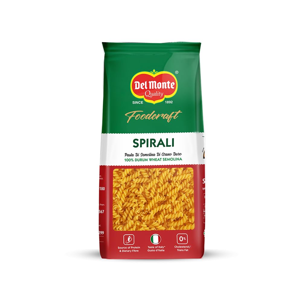 Del Monte Foodcraft Spirali Pasta, Durum Wheat Semolina, 400g